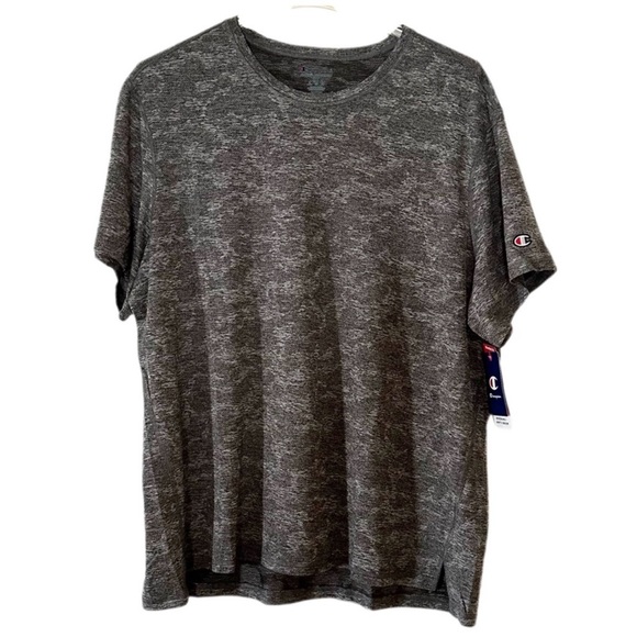 Men’s Champion DRI-Fit Athletic Shirt Size 2X Marled Gray NWTS - Picture 11 of 11